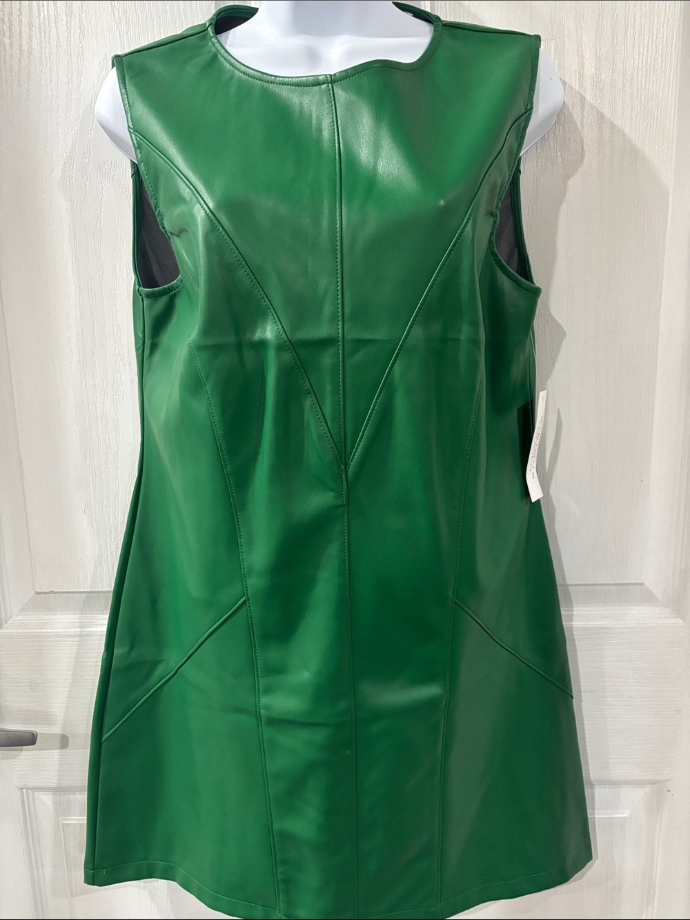 Ladies NWT  Green Shift Dress with Clean Branding Size L
